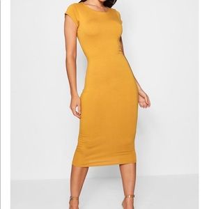 Mustard colored dress